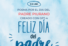 Un poema por el dia del padre piurano , creado con IA .
