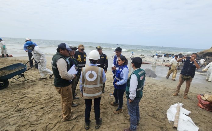 SERFOR lidera rescate de fauna tras derrame de petróleo en Lobitos SERFOR lidera rescate de fauna tras derrame de petróleo en Lobitos