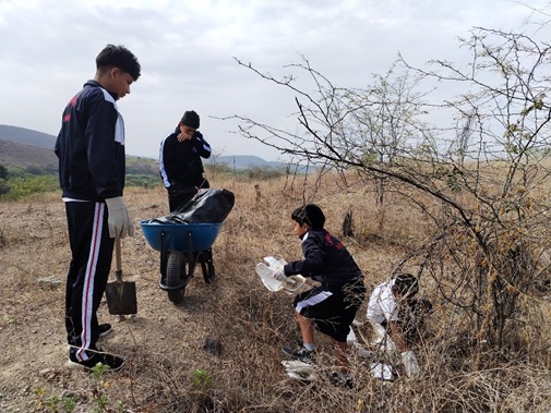 DDC Piura impulsa jornada de limpieza en el Sitio Arqueológico Panecillo
