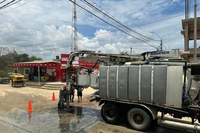 EPS Grau realiza limpieza de buzones y reparación de redes de alcantarillado en Santa Teresita EPS Grau realiza limpieza de buzones y reparación de redes de alcantarillado en Santa Teresita